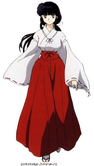 inuyasha kikyo blue girl