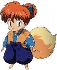 inuyasha shippo blue girl